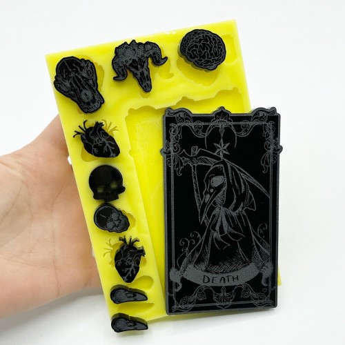"The Death" Tarot Card | Silicone Molds | Reschimica