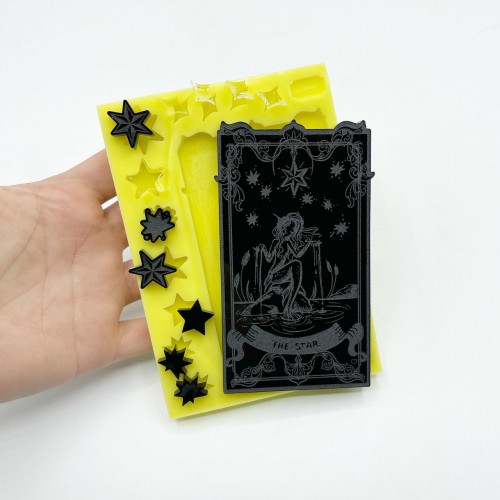 "The Star" Tarot Card | Silicone Molds | Reschimica