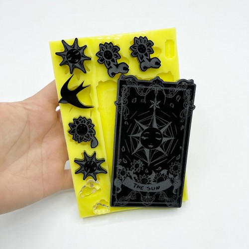 "The Sun" Tarot Card | Silicone Molds | Reschimica