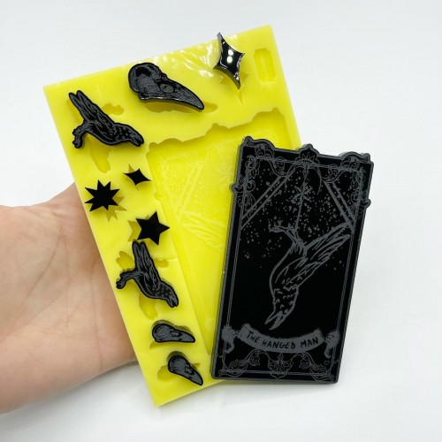 "The Hanged Man" Tarot Card | Silicone Molds | Reschimica