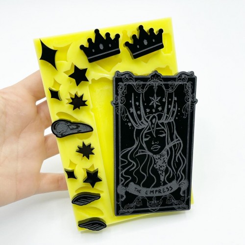 "The Empress" Tarot Card | Silicone Molds | Reschimica
