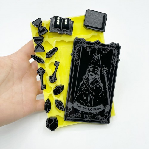 "The Hierophant" Tarot Card | Silicone Molds | Reschimica