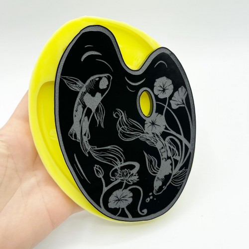 Koi Palette Mold Large| Silicone Molds | Reschimica