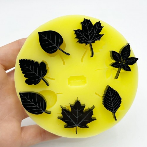 7Mini Leaves Mold| Silicone Molds | Reschimica