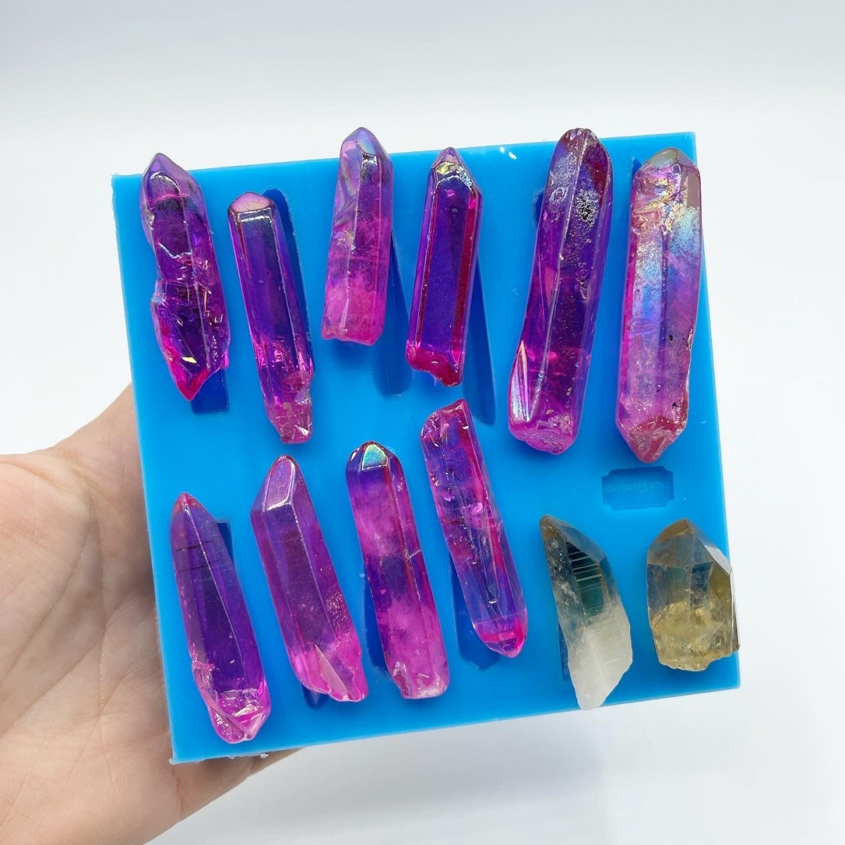 12 Shapes Natural Crystal Mold N.2