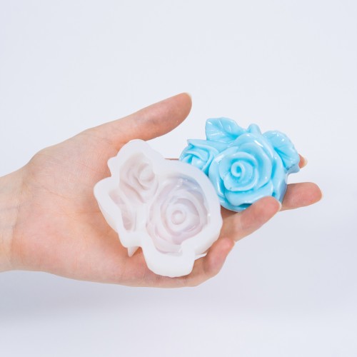 Double Rose Mold | Stampi in Silicone | Reschimica
