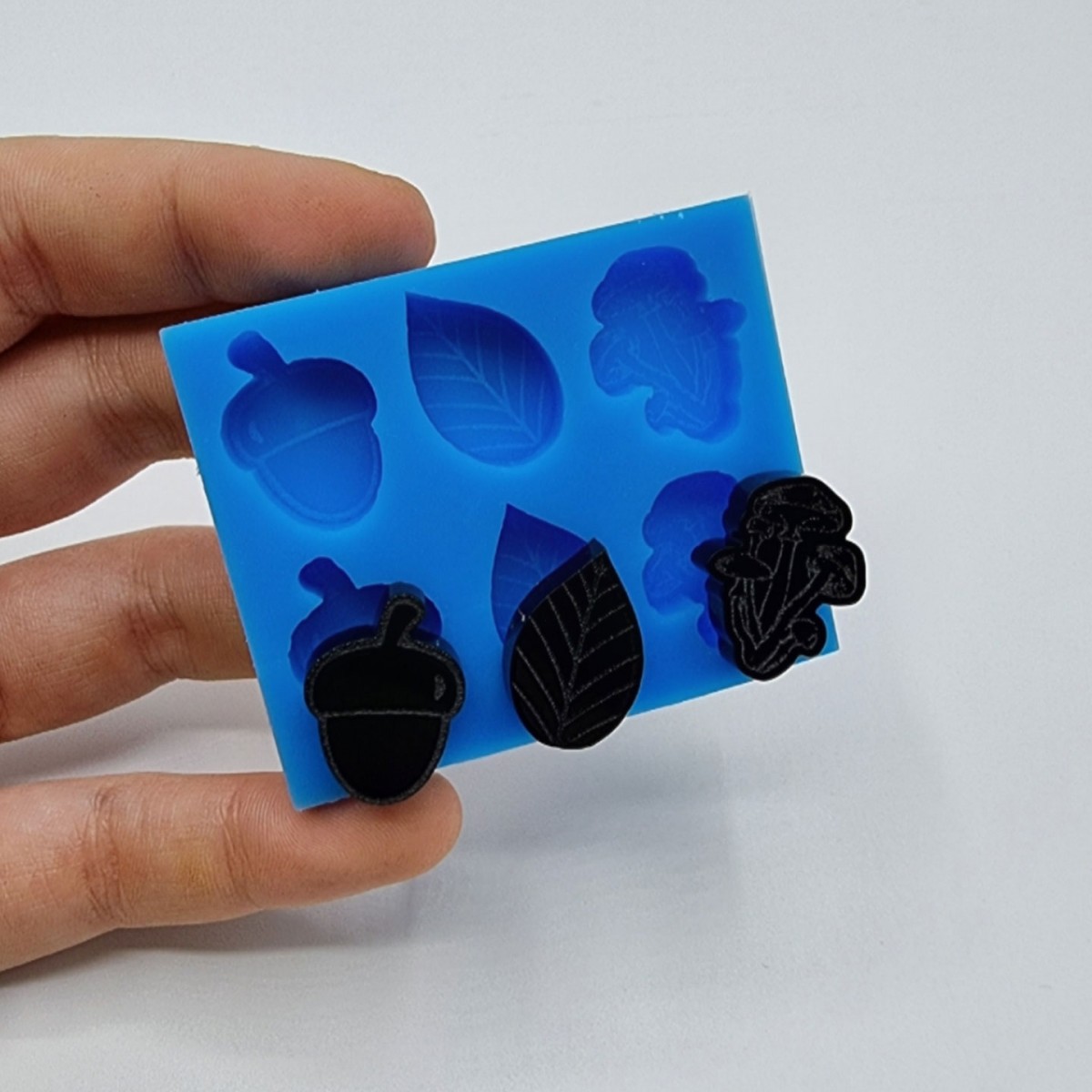 Stampo silicone morbido 6 mini forme Autunno