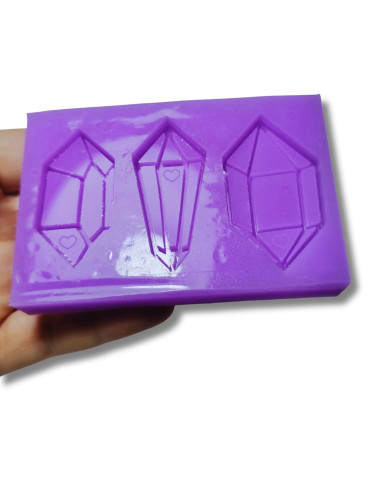 3 formas de molde de cristal multicapa