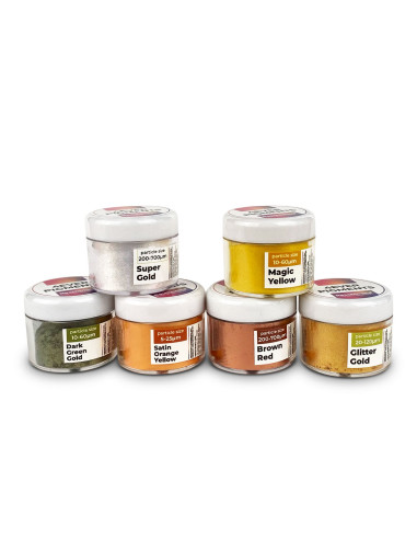 AUTUMN SET - 6 Pigmentos en polvo de alta calidad, colores otoñales para tu resina