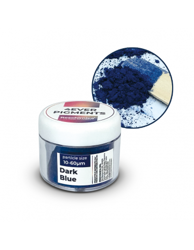 Pigment en poudre de différentes couleurs, idéal pour la résine (5 gr)
 Couleurs Pigments-Dark Blue
