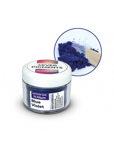 Pigment en poudre de différentes couleurs, idéal pour la résine (5 gr)
 Couleurs Pigments-Blue Violet