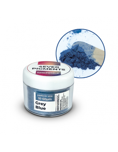 Pulverpigment in verschiedenen Farben, ideal für Harz (5 gr)
 Pigment Farben-Gray Blue