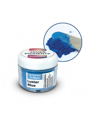 Pigment en poudre de différentes couleurs, idéal pour la résine (5 gr)
 Couleurs Pigments-Luster Blue