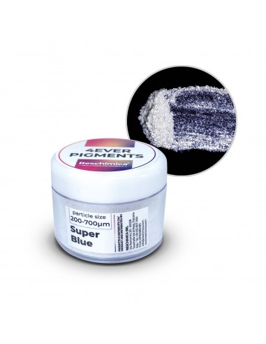 Mini paillettes de pigment pour des effets brillants et uniques (5 gr)
 Couleurs Pigments-Super Blue